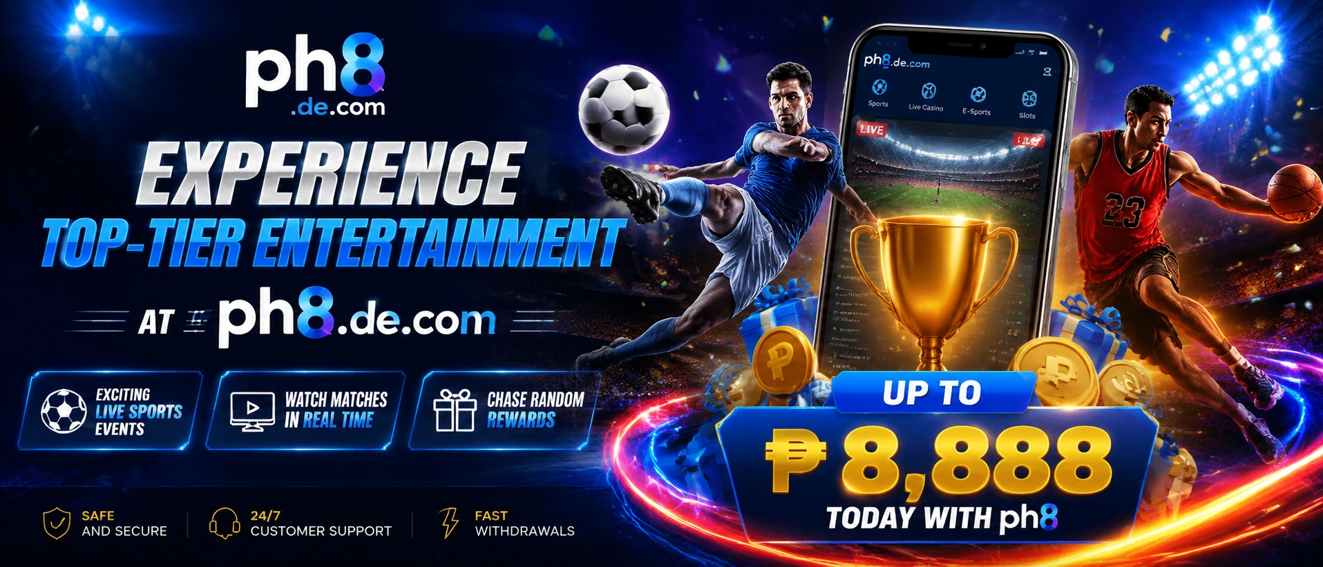 PH8 casino category artwork
