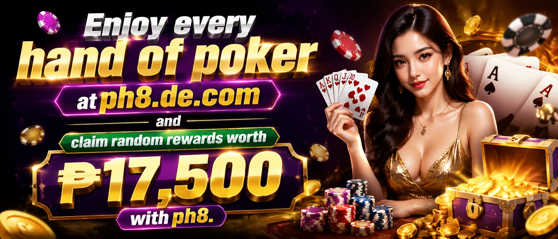 PH8 poker showcase image for poker category